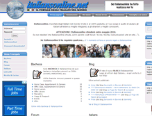 Tablet Screenshot of italiansonline.net